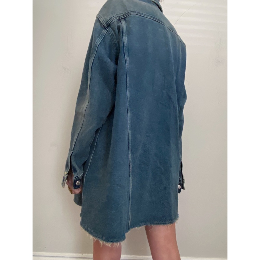 NWOT MM6 Maison Margiela Oversized Denim Jacket - Picture 5 of 16